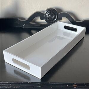 Mark & Graham White Lacquer Tray Skinny